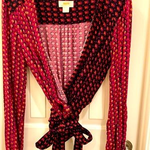 COPY - Beautiful cropped wrap top by Maeve!